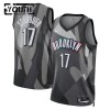 Dres Brooklyn Nets Dennis Schroder Nike 2024-25 City Edition Sivo Swingman - Dječji